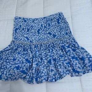 Floral Blue Skirt